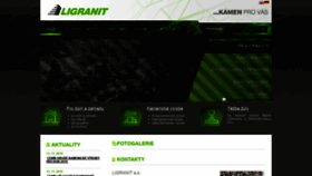 What Ligranit.cz website looked like in 2019 (4 years ago)