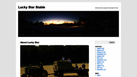 What Luckystarstable.com website looked like in 2019 (4 years ago)