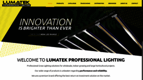 What Lumatek-lighting.com website looked like in 2019 (4 years ago)