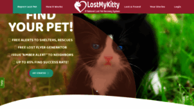 What Lostmykitty.com website looked like in 2019 (4 years ago)