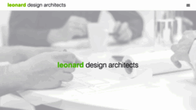 What Leonard.design website looked like in 2019 (4 years ago)