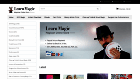What Learnmagicstore.com website looked like in 2019 (4 years ago)