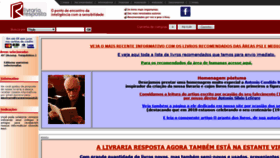 What Livrariaresposta.com.br website looked like in 2019 (4 years ago)