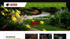 What Ladybuglandscaping.ca website looked like in 2019 (4 years ago)