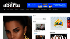 What Linhaaberta.com website looked like in 2019 (4 years ago)