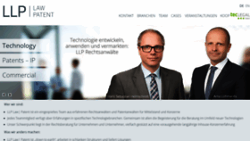 What Llp-law.de website looked like in 2019 (4 years ago)
