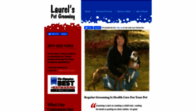 What Laurelspetgrooming.com website looked like in 2019 (4 years ago)