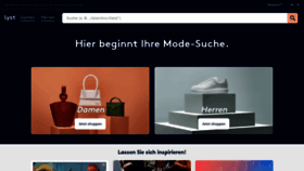 What Lyst.at website looked like in 2019 (4 years ago)