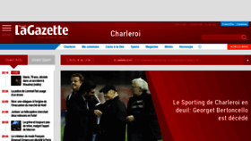 What Lanouvellegazette.be website looked like in 2019 (4 years ago)