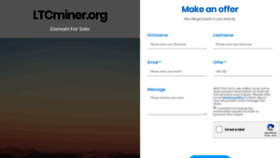 What Ltcminer.org website looked like in 2019 (4 years ago)