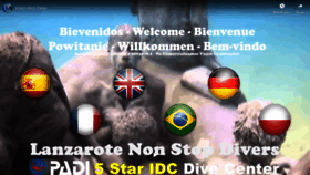 What Lanzarotenonstopdivers.com website looked like in 2019 (4 years ago)