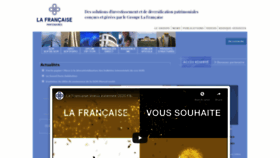 What Lafrancaise-am-partenaires.com website looked like in 2019 (4 years ago)