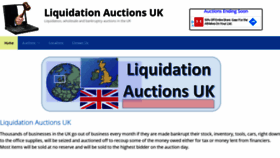 What Liquidationauctionsuk.co.uk website looked like in 2019 (4 years ago)