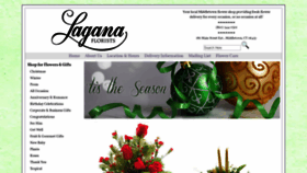 What Laganaflorist.com website looked like in 2019 (4 years ago)
