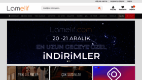 What Lamelif.com website looked like in 2019 (4 years ago)