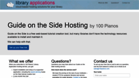 What Libraryapplications.com website looked like in 2019 (4 years ago)
