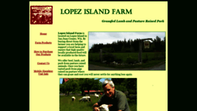 What Lopezislandfarm.com website looked like in 2019 (4 years ago)