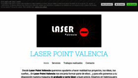 What Laserpointvalencia.com website looked like in 2019 (4 years ago)