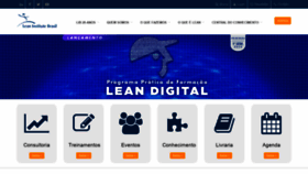 What Lean.org.br website looked like in 2019 (4 years ago)