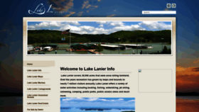 What Lakelanierfun.com website looked like in 2019 (4 years ago)