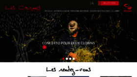 What Lescarmes.fr website looked like in 2019 (4 years ago)