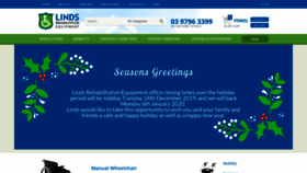 What Lindsrehab.com.au website looked like in 2019 (4 years ago)