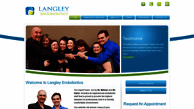 What Langleyendodontics.ca website looked like in 2019 (4 years ago)