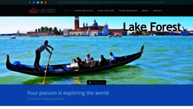 What Lakeforesttravel.com website looked like in 2019 (4 years ago)