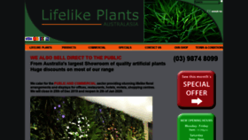 What Lifelikeplants.com.au website looked like in 2019 (4 years ago)