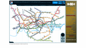 What London-tubemap.com website looked like in 2019 (4 years ago)