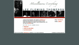 What Leefleming.com website looked like in 2019 (4 years ago)