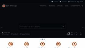 What Lacity.org website looked like in 2019 (5 years ago)