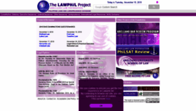 What Lawphil.net website looked like in 2019 (4 years ago)