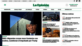What Laopinion.com website looked like in 2019 (4 years ago)
