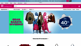 What Liverpool.com.mx website looked like in 2019 (6 years ago)