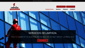What Limpiezasmaquieira.es website looked like in 2019 (4 years ago)