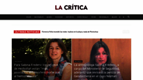 What Lacritica.com.ar website looked like in 2019 (4 years ago)