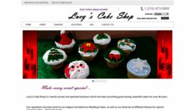 What Lucycakeshop.com website looked like in 2019 (4 years ago)