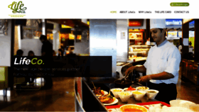 What Lifecocatering.com website looked like in 2019 (4 years ago)