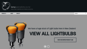 What Lighting.co.nz website looked like in 2019 (4 years ago)