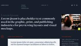 What Loremipsum.io website looked like in 2019 (4 years ago)