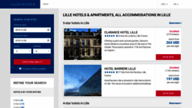 What Lille-hotels.com website looked like in 2019 (4 years ago)