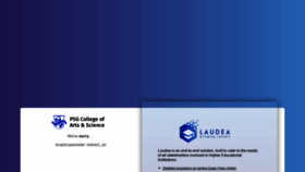 What Laudea.psgcas.ac.in website looked like in 2019 (4 years ago)