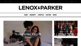 What Lenoxandparker.com website looked like in 2019 (4 years ago)