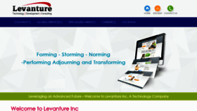 What Levanture.com website looked like in 2019 (4 years ago)
