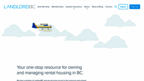 What Landlordbc.ca website looked like in 2019 (4 years ago)