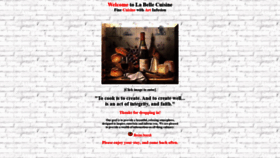 What Labellecuisine.com website looked like in 2019 (4 years ago)
