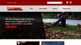 What Lycominglawnandgarden.com website looked like in 2019 (4 years ago)