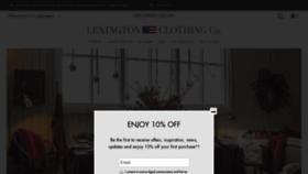 What Lexingtoncompany.com website looked like in 2019 (4 years ago)