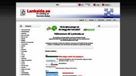 What Lanksida.se website looked like in 2019 (4 years ago)